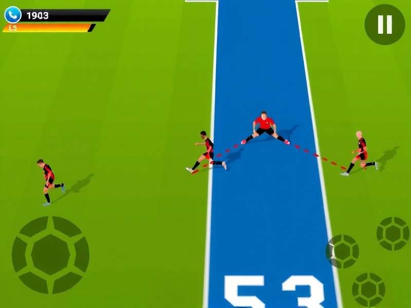 Intense Match Action in NEROCA FC Matchup NEROCA FC Matchup Gameplay Screenshot